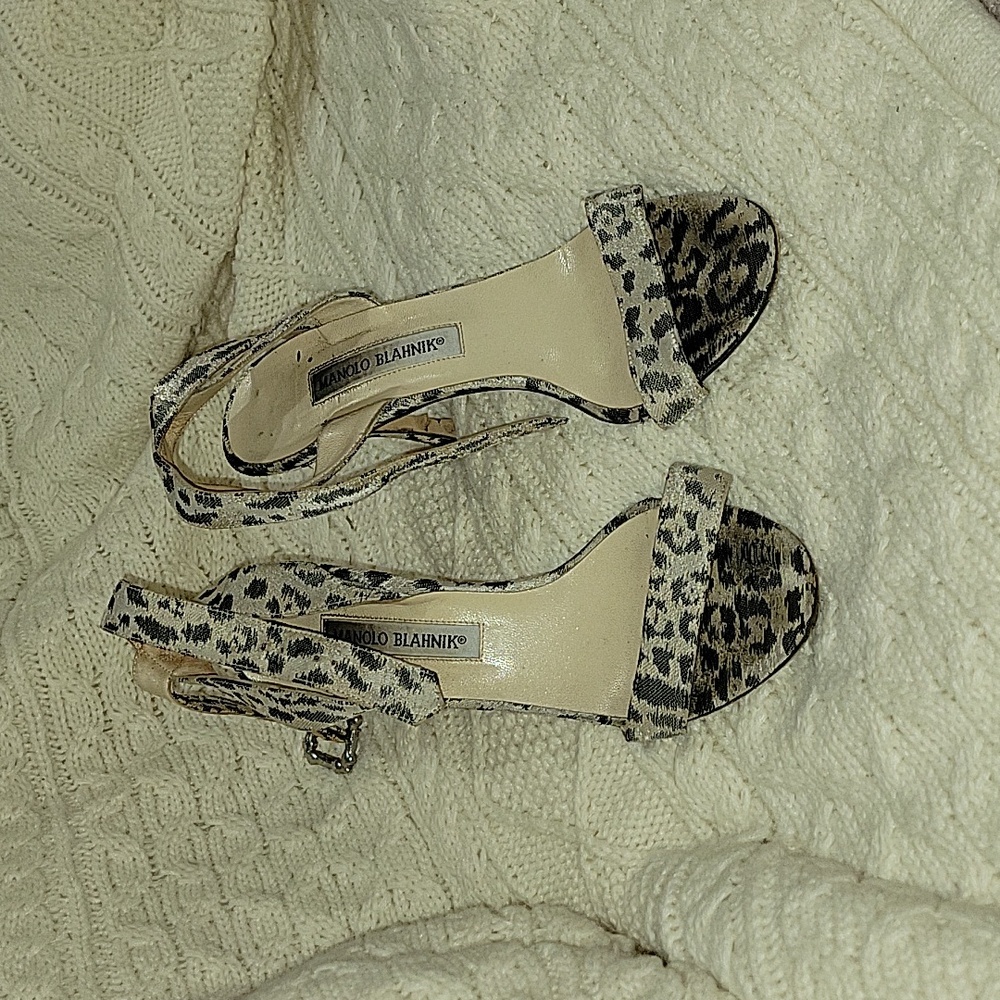 Manolo Blahnik strappy shoes